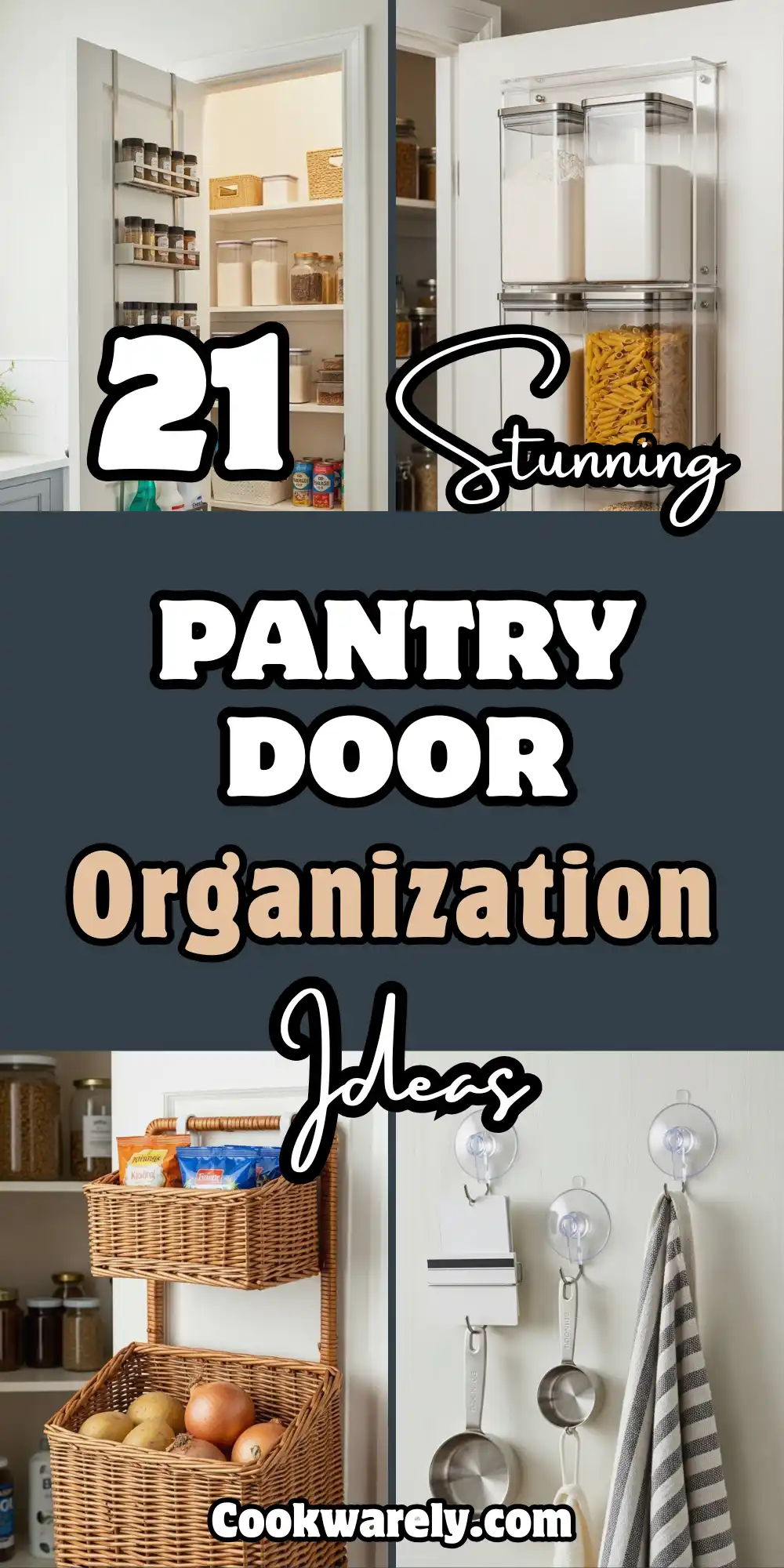 Pantry Door Organization Ideas