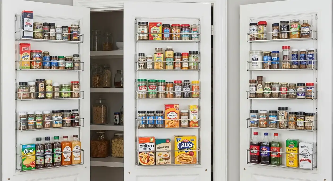 Pantry Door Organization Ideas