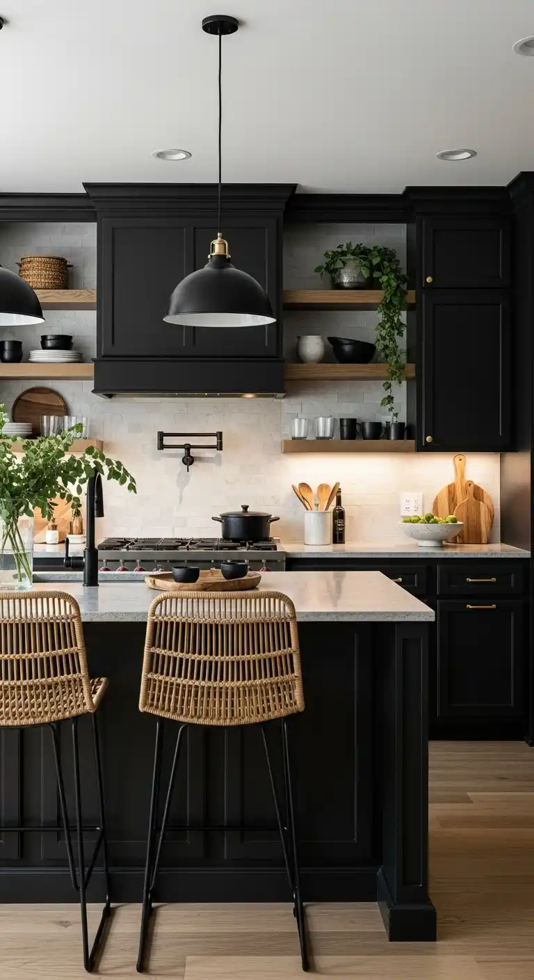 Styling Tips for Black Kitchen Decor