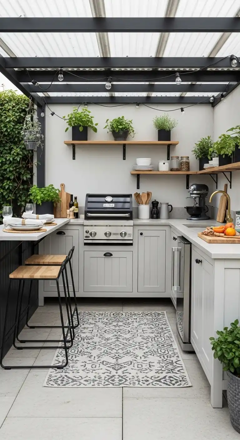 Styling Tips for Small Outdoor Kitchens