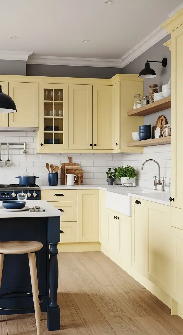 Tips for Designing with Pale Yellow Kitchen Cabinets