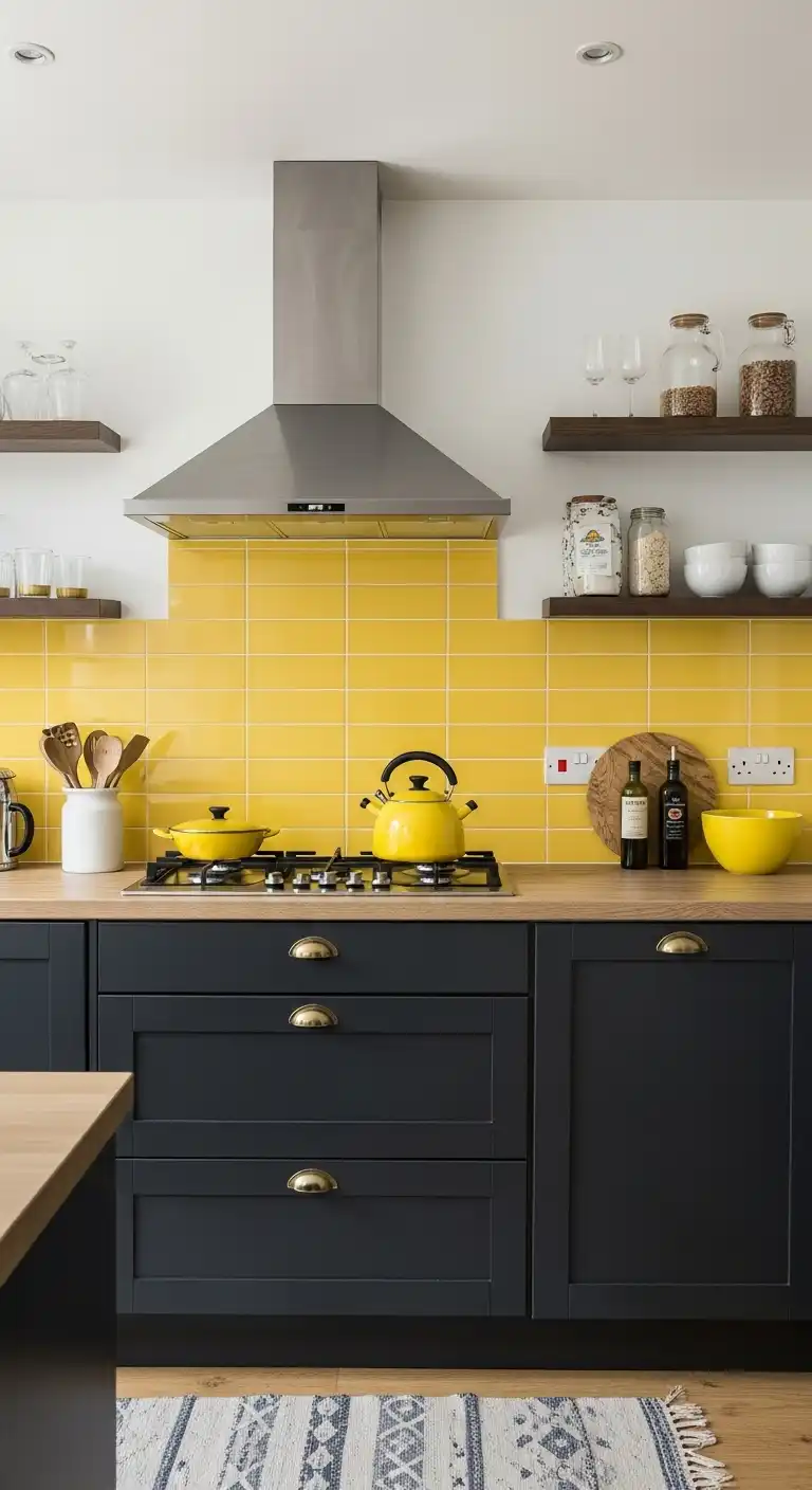 Why Choose Yellow for Your Kitchen Backsplash