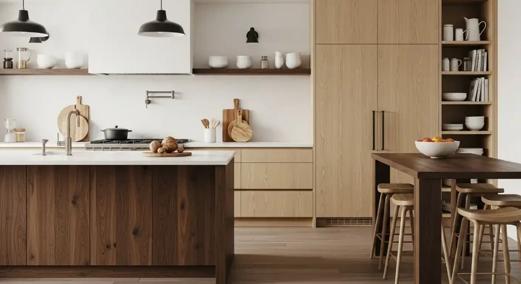 Wood The Heart of a Natural Kitchen
