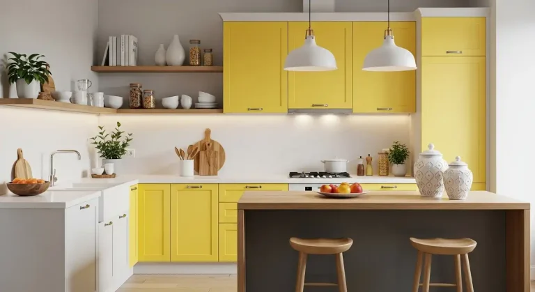 Yellow Kitchen Cabinets Ideas