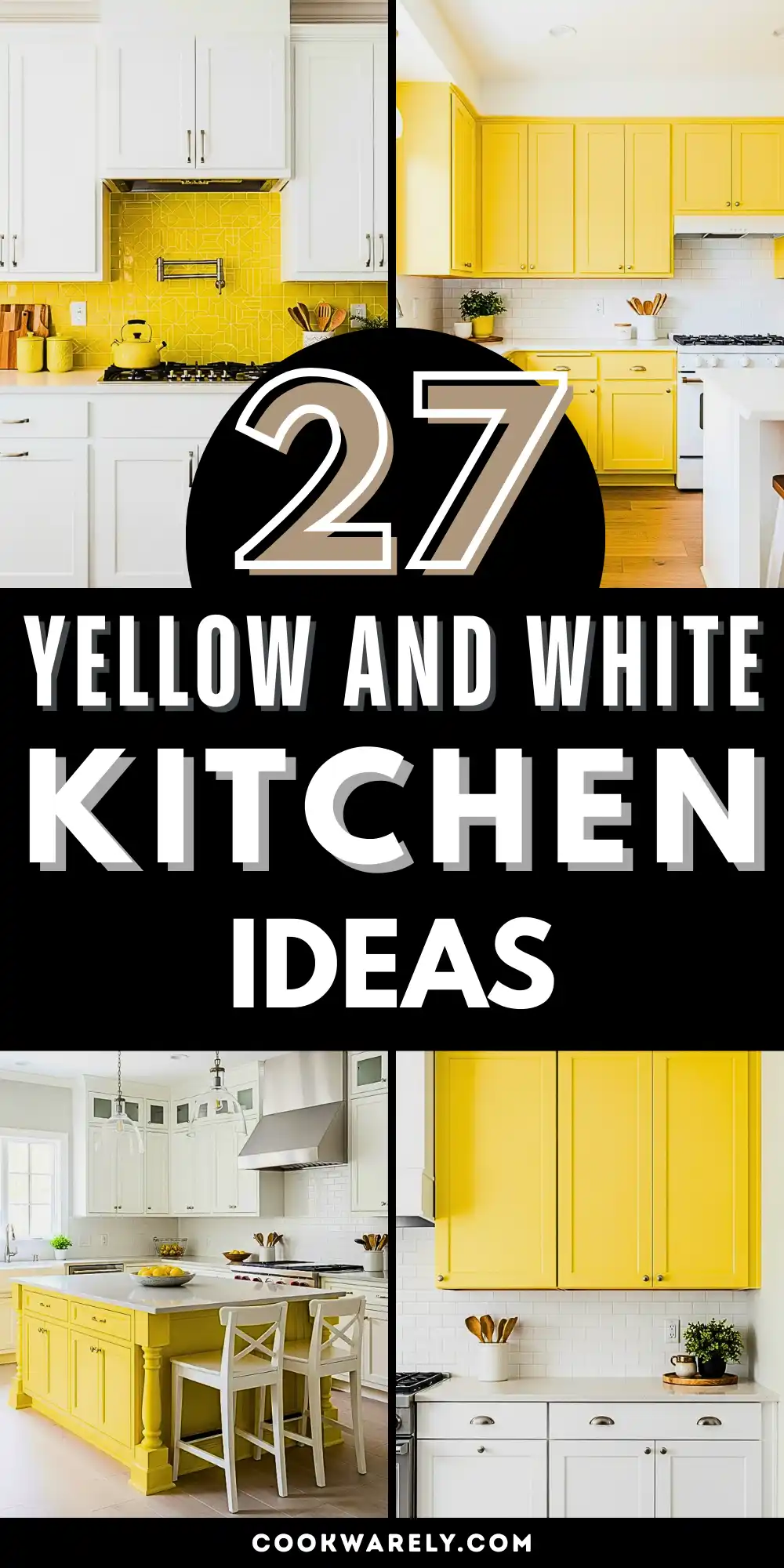 Yellow and White Kitchen