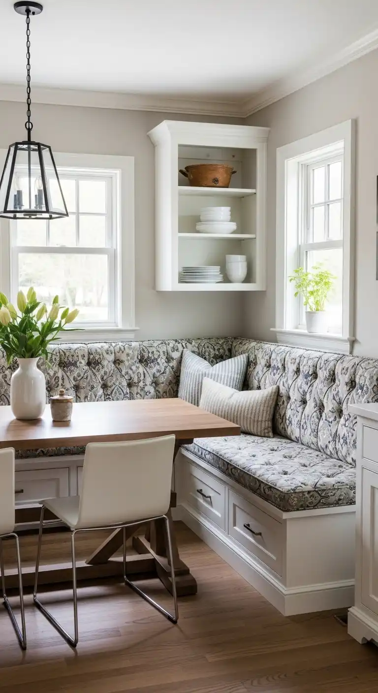 1. Built-In Banquette Seating
