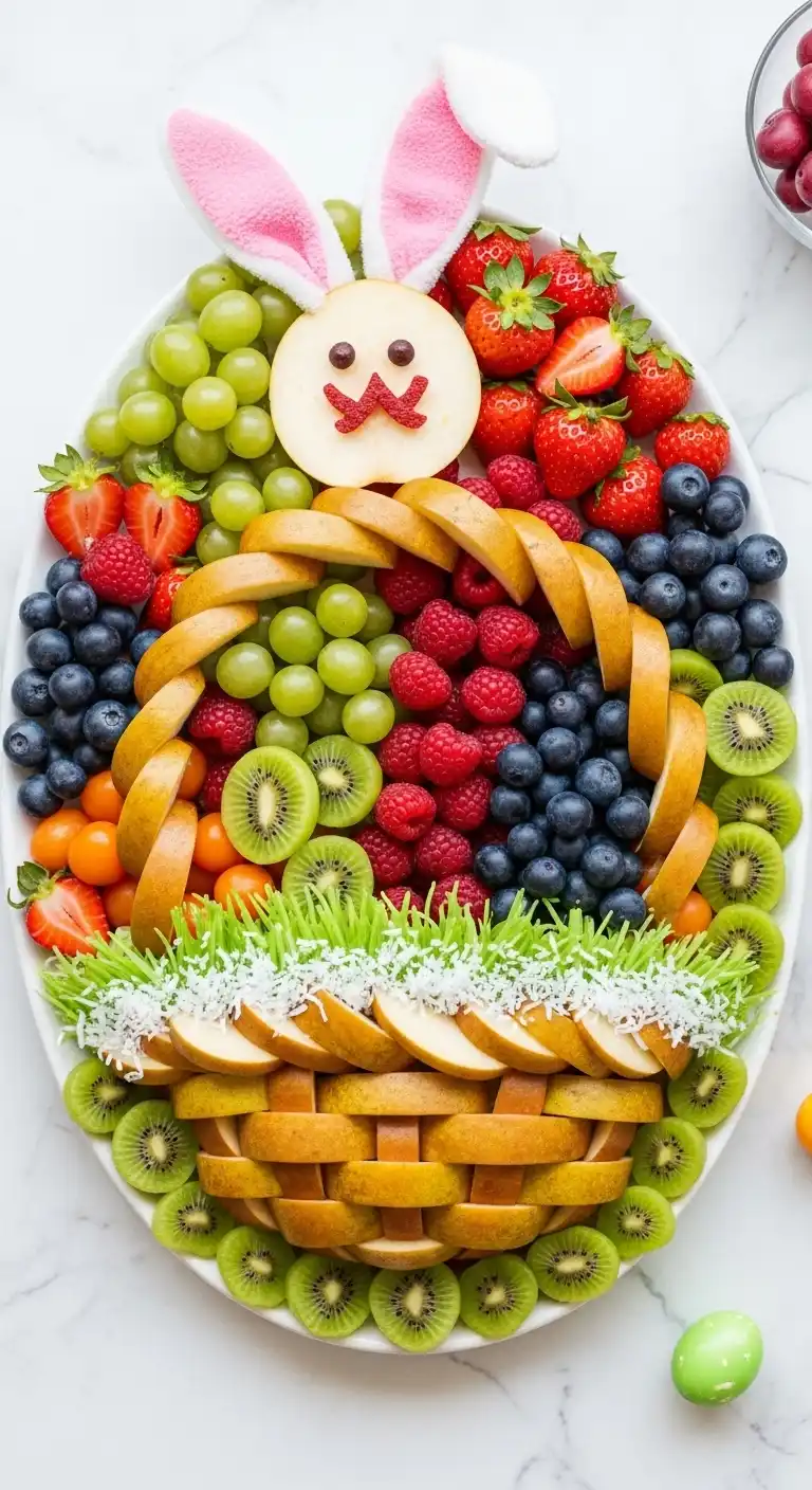 10. Easter Basket Fruit Tray