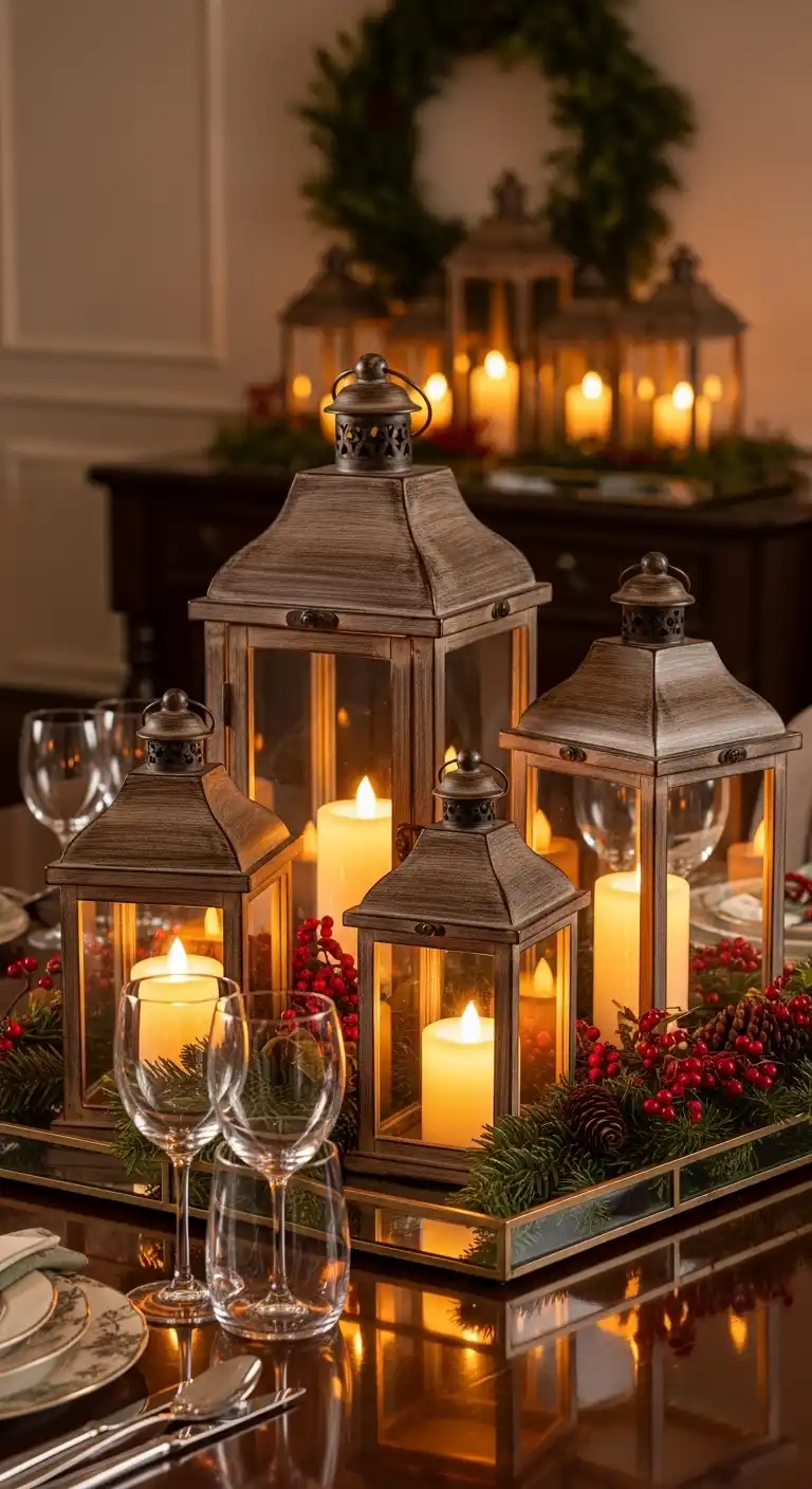 10. Holiday Lantern Display