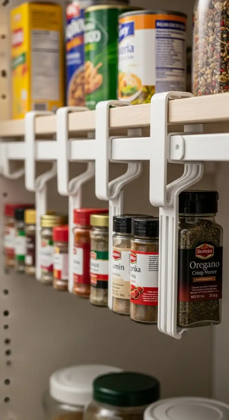 10. Under-Shelf Spice Grips