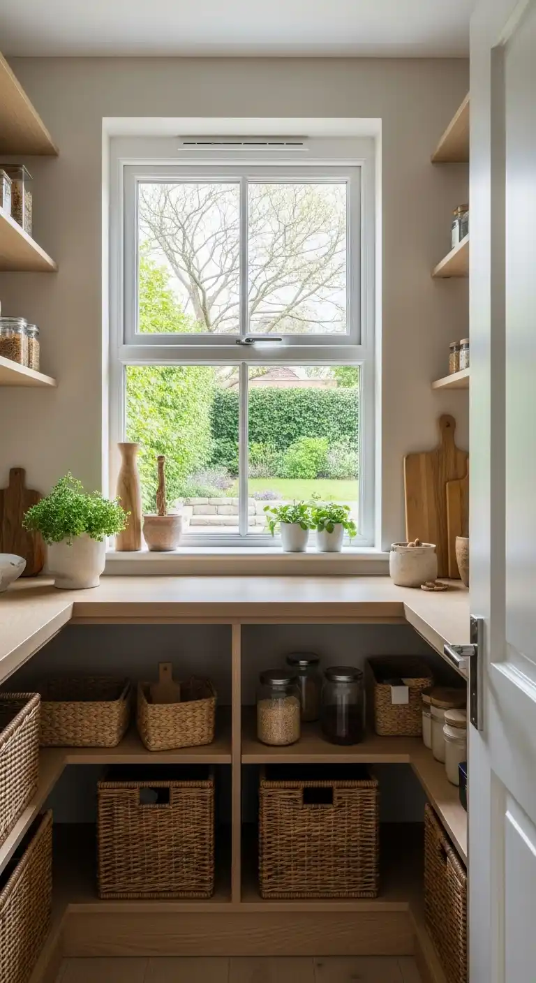 10. Walk In Pantry with Garden View