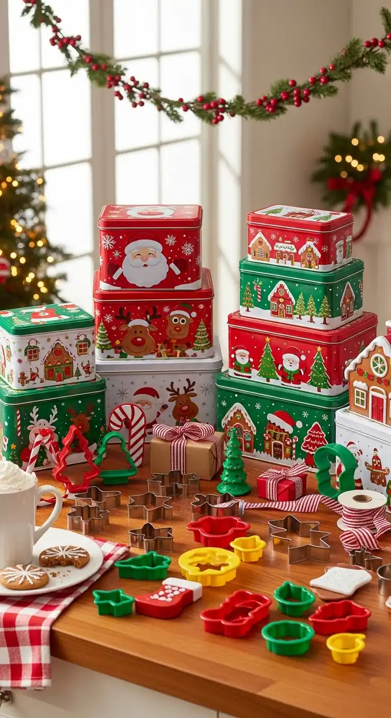 12. Holiday Baking Tins and Cookie Cutters