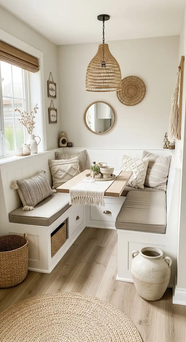 12. L-Shaped Built-In Nook