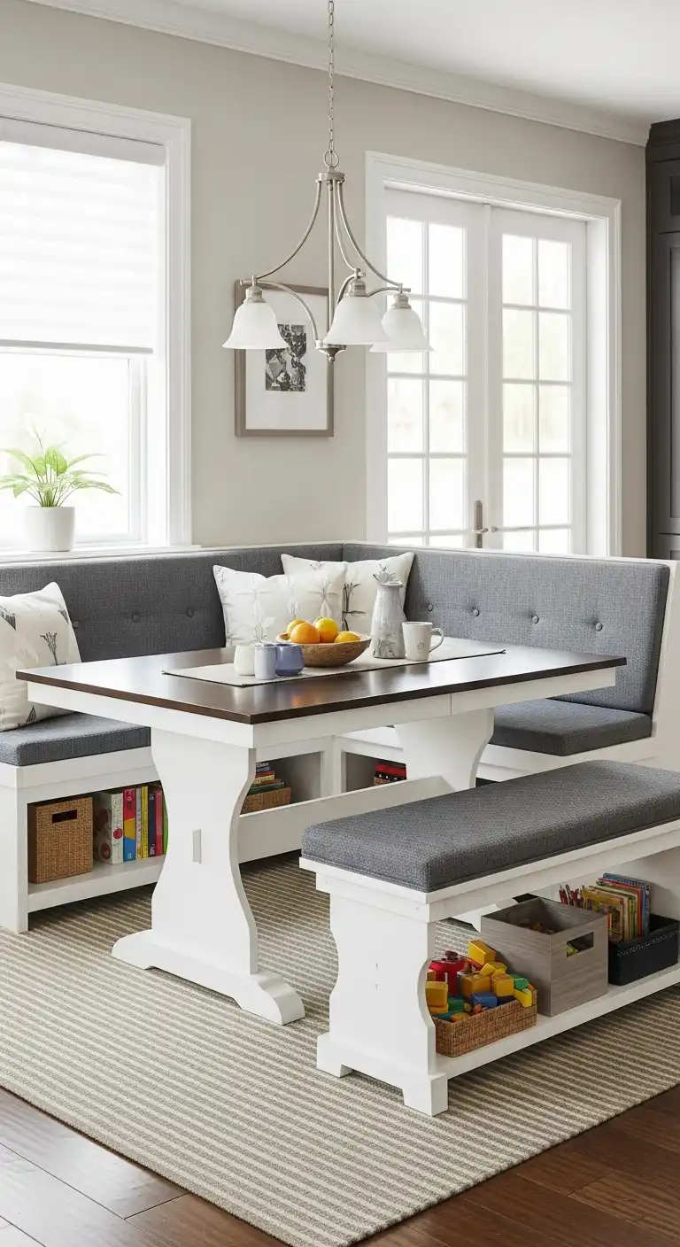 13. Family-Friendly Nook with Kid-Friendly Furniture