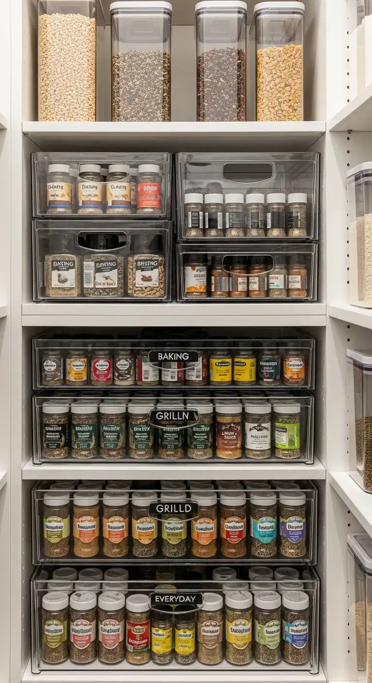 14. Clear Stackable Drawers