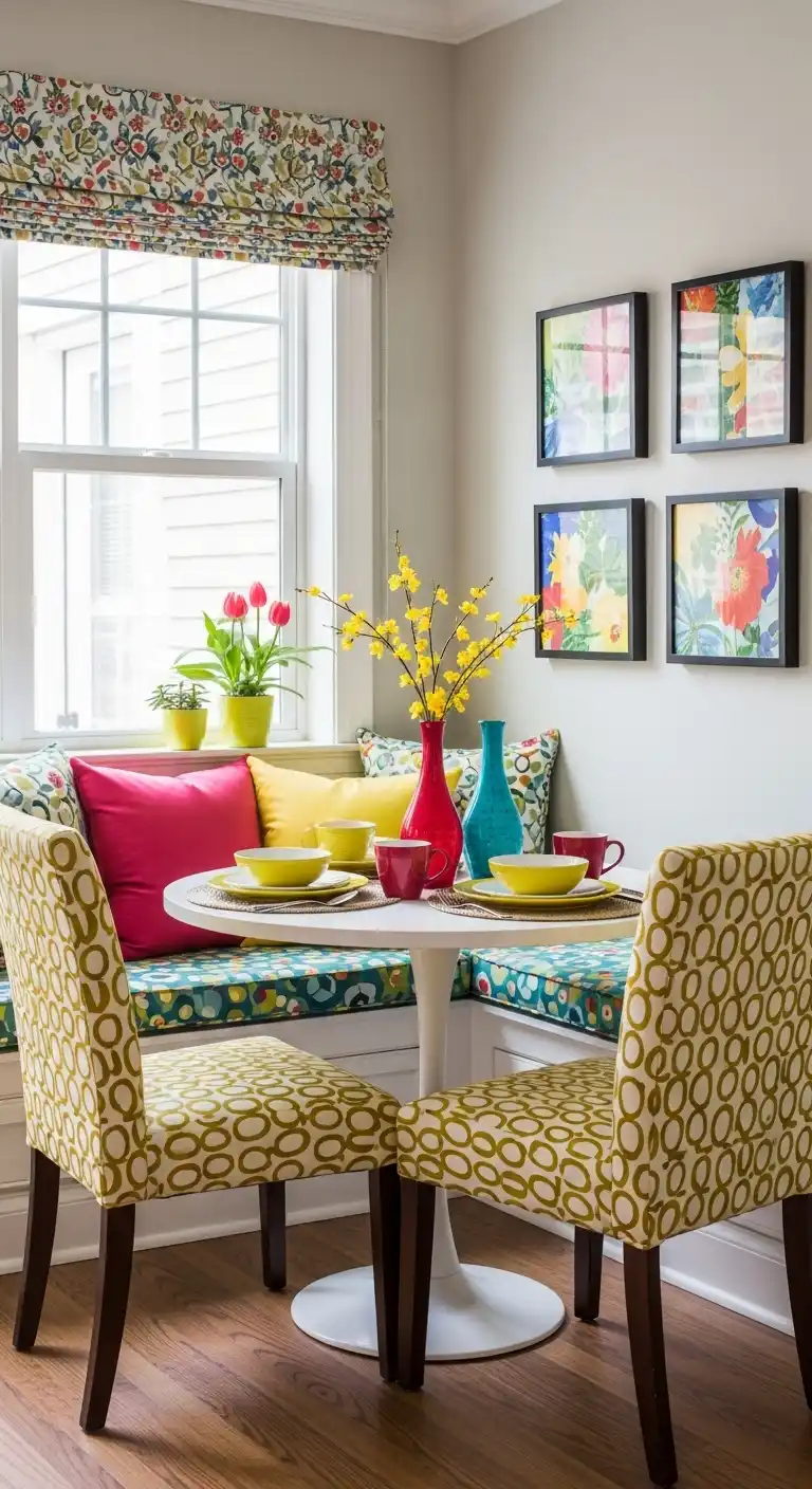 16. Bright Color Pop Nook