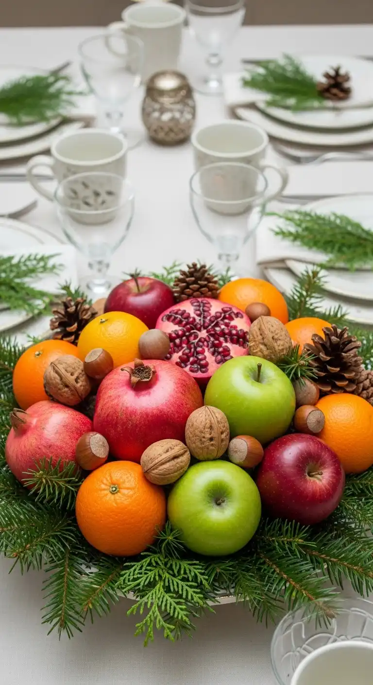 16. Holiday Fruit and Nut Arrangement