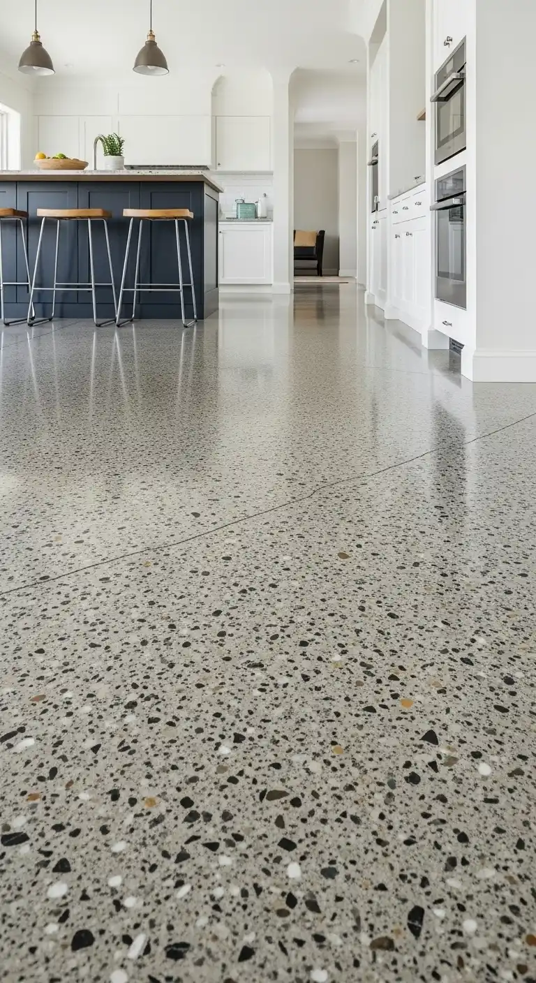 17. Polished Concrete with Stone Aggregates