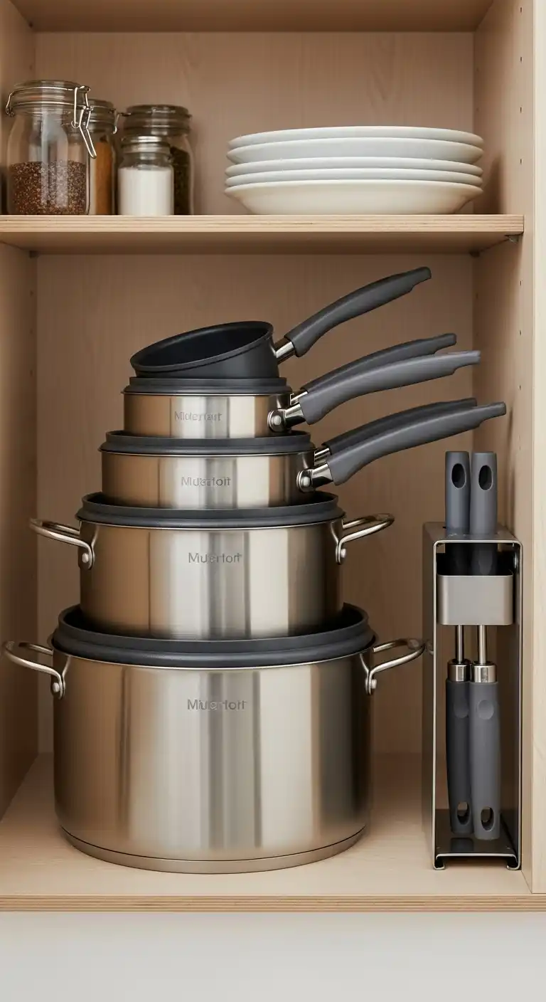 17. Space-Saving Pots and Pans
