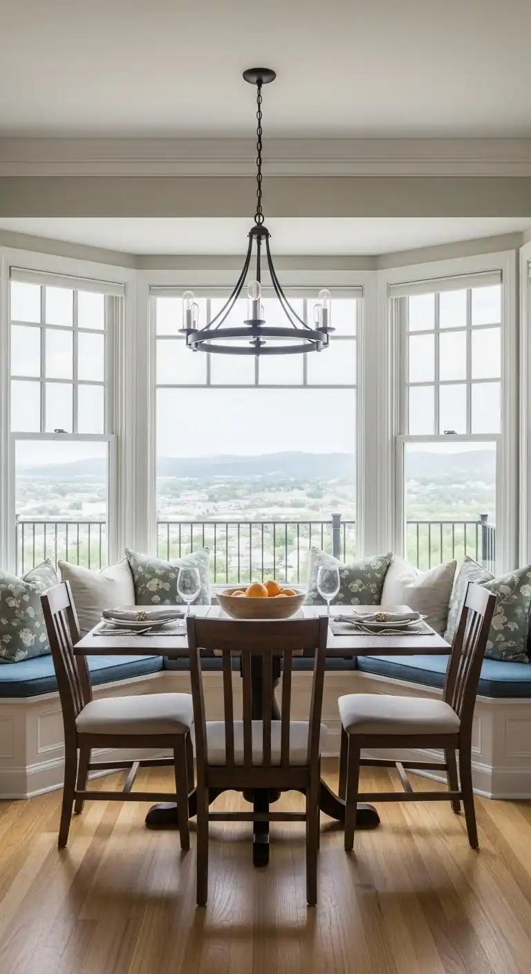 18. Bay Window Breakfast Nook with Scenic Views