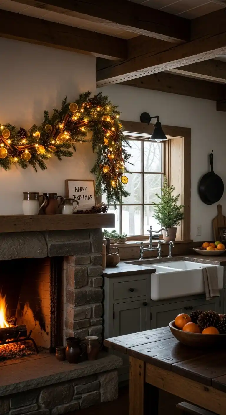 18. Dried Orange Slice Garland for Rustic Charm