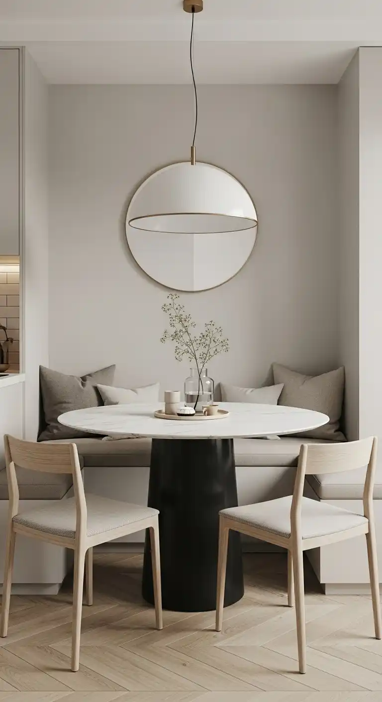 18. Modern Minimalist Round Nook