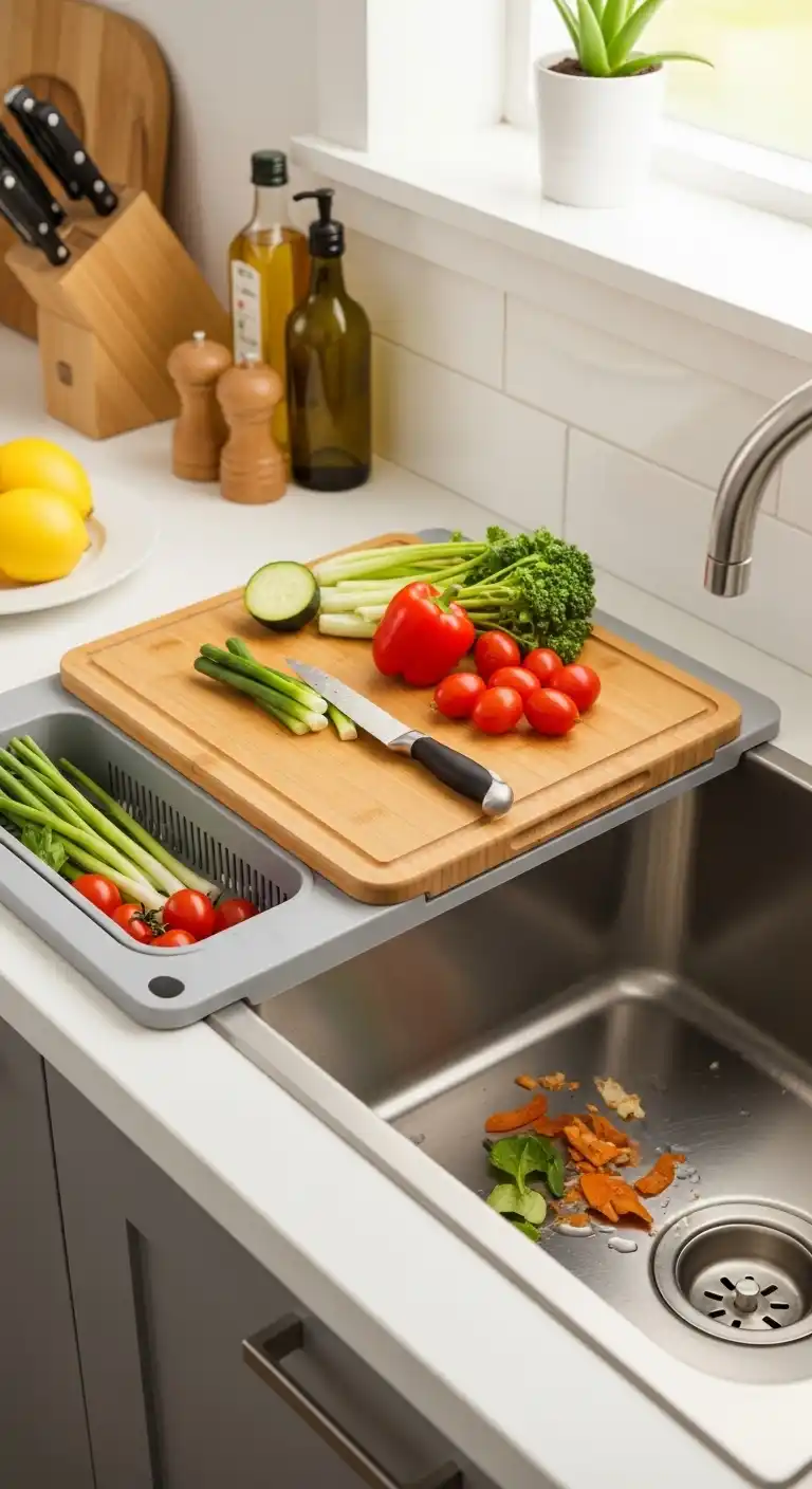 2. Over-the-Sink Cutting Board