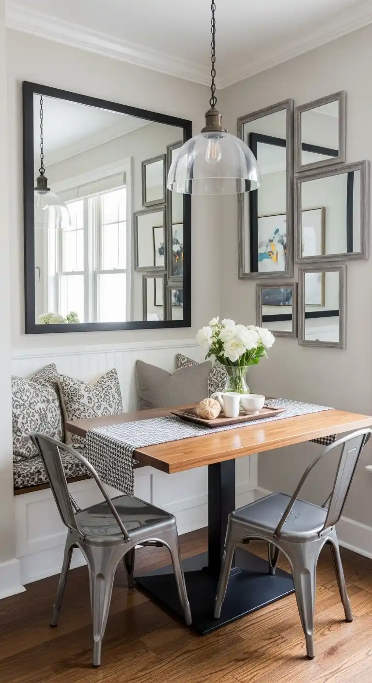 21. Add Mirrors to Reflect Light and Make the Space Appear Larger