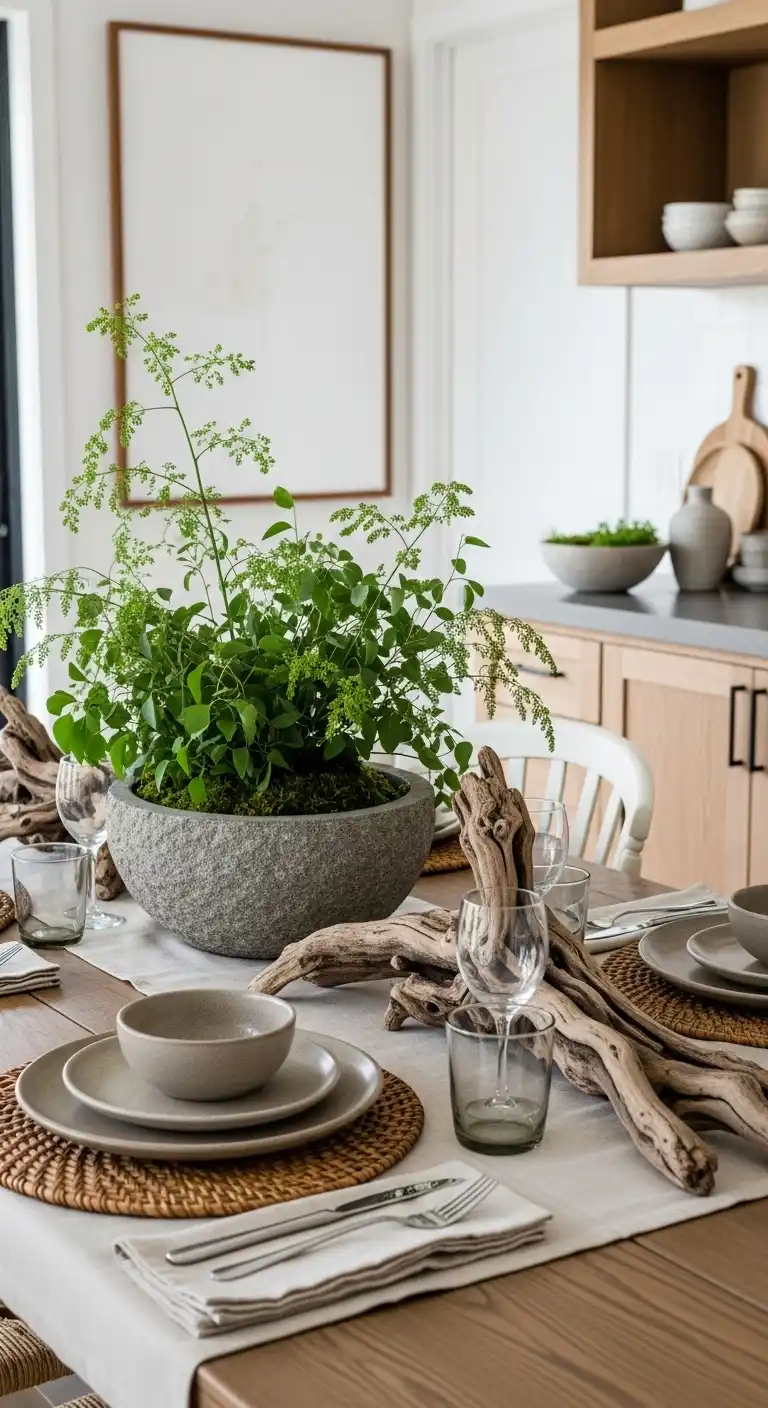 23. Natural Centerpieces for Dining Tables