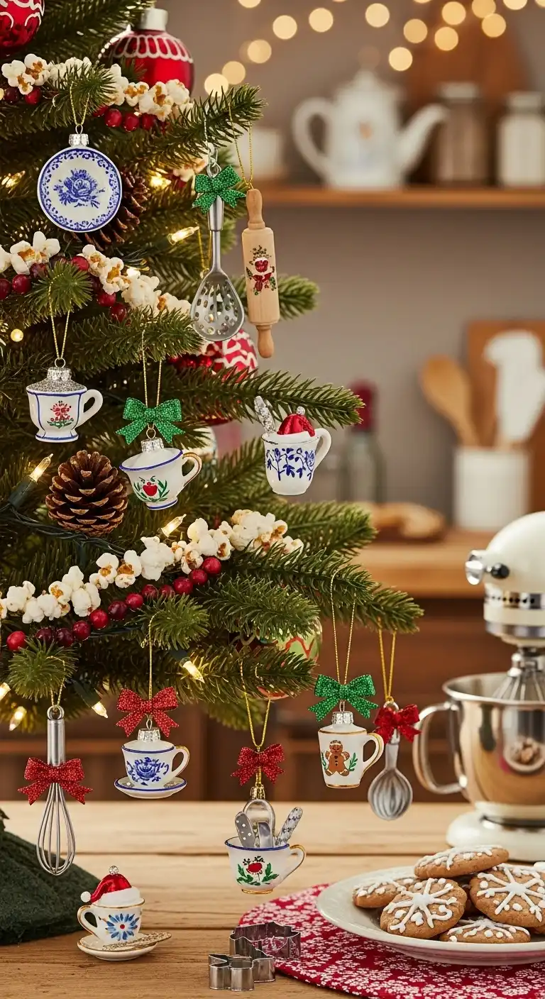 23. Tea Cup or Mini Mug Ornaments for a Kitchen Twist