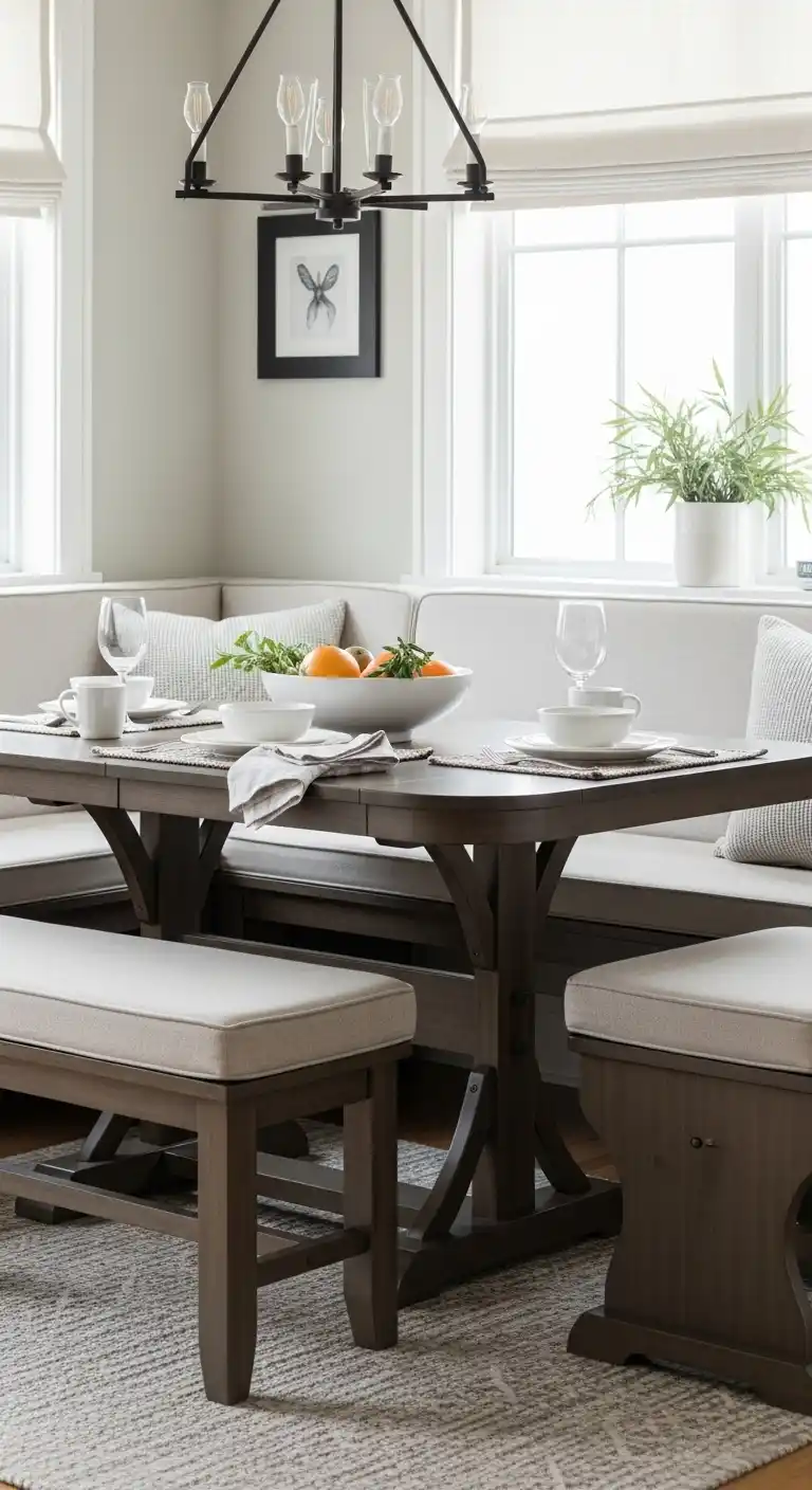 24. Create a Family-Friendly Space with Durable Fabrics and Surfaces