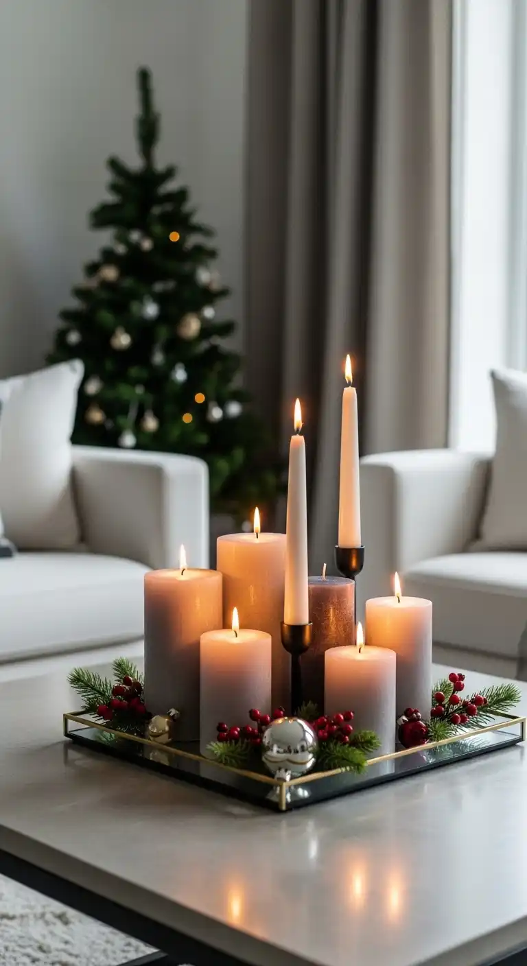 25. Sleek Minimalist Candle Set