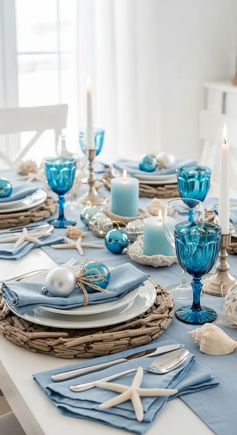 26. Festive Coastal Table