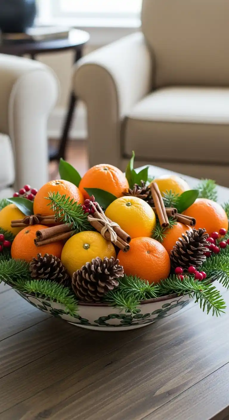 27. Festive Bowl with Citrus and Cinnamon