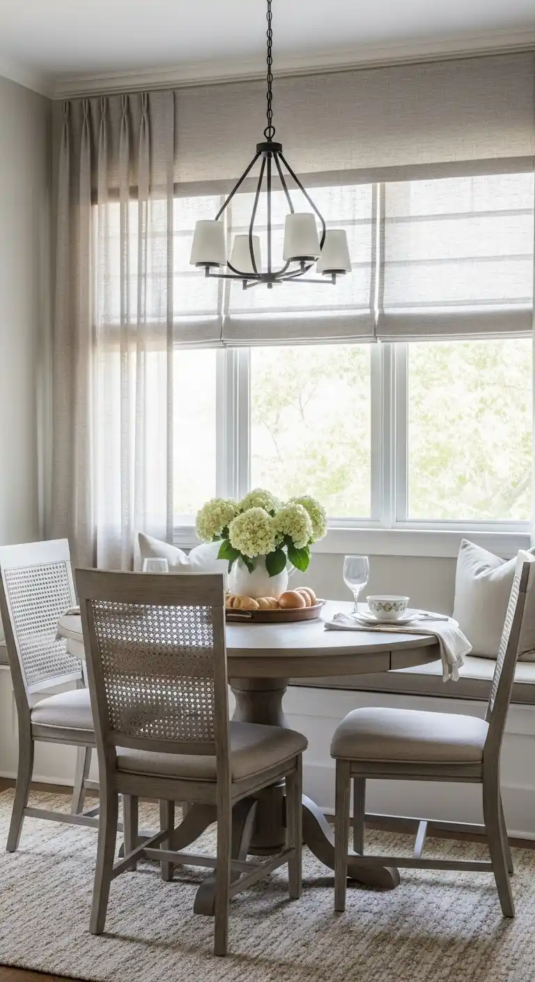 3. Bring in Natural Light with Sheer Window Treatments