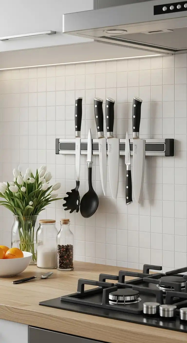 3. Magnetic Knife Strip