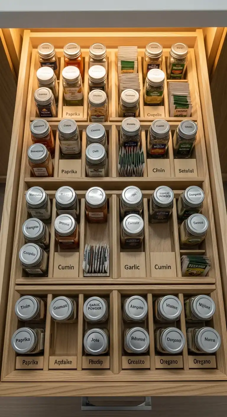 4. Drawer Spice Inserts