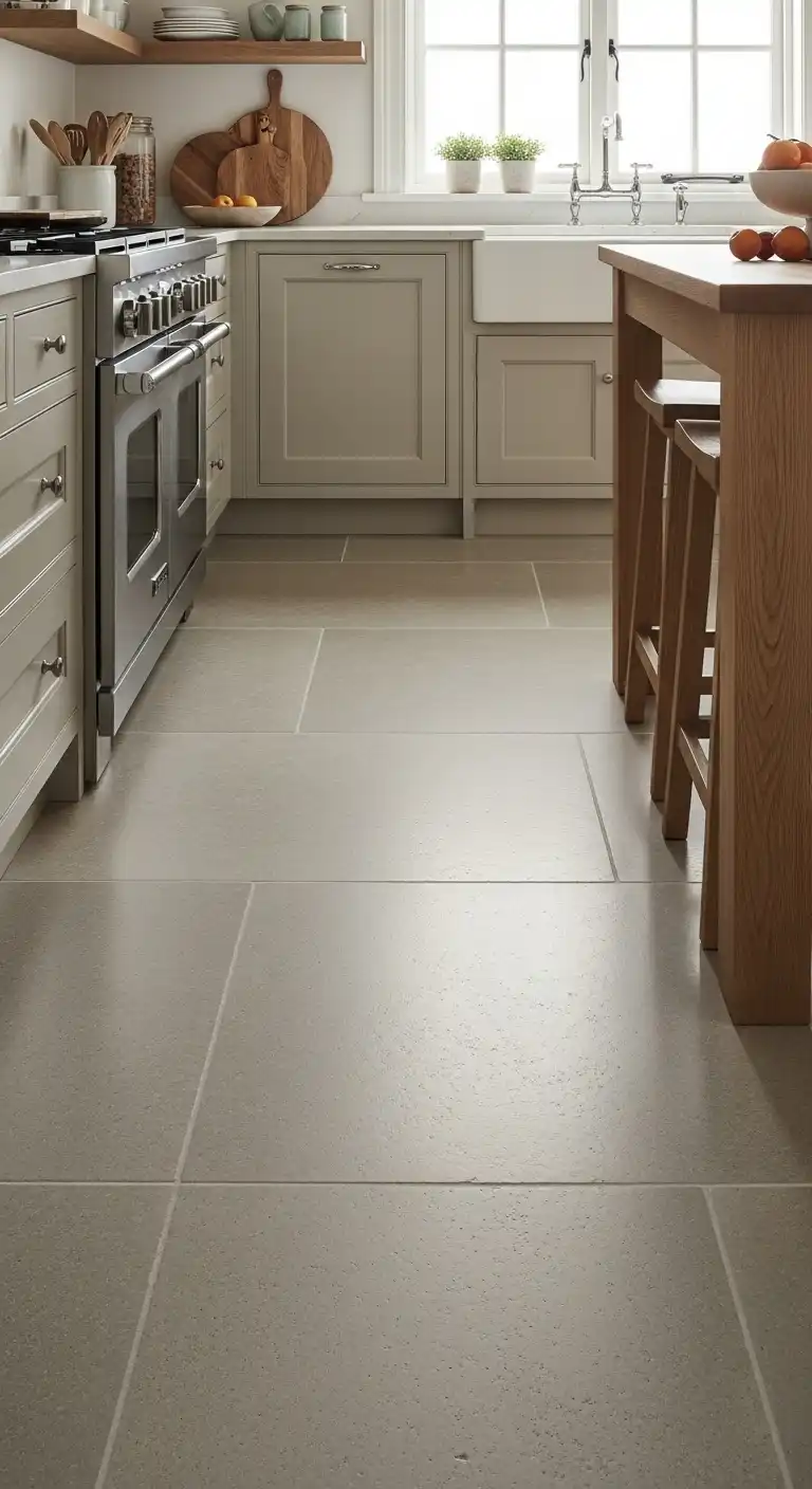 4. Limestone for a Soft, Neutral Look