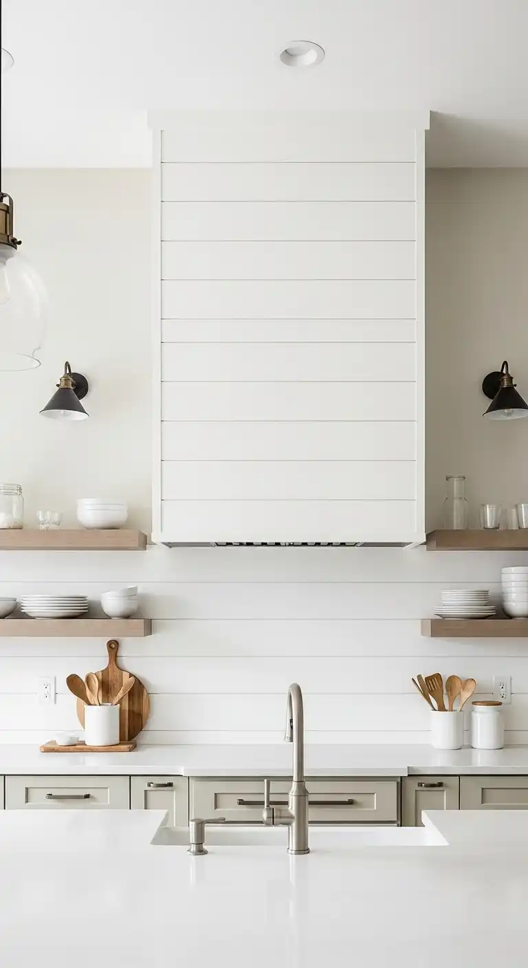 4. Shiplap Painted in Neutral Tones