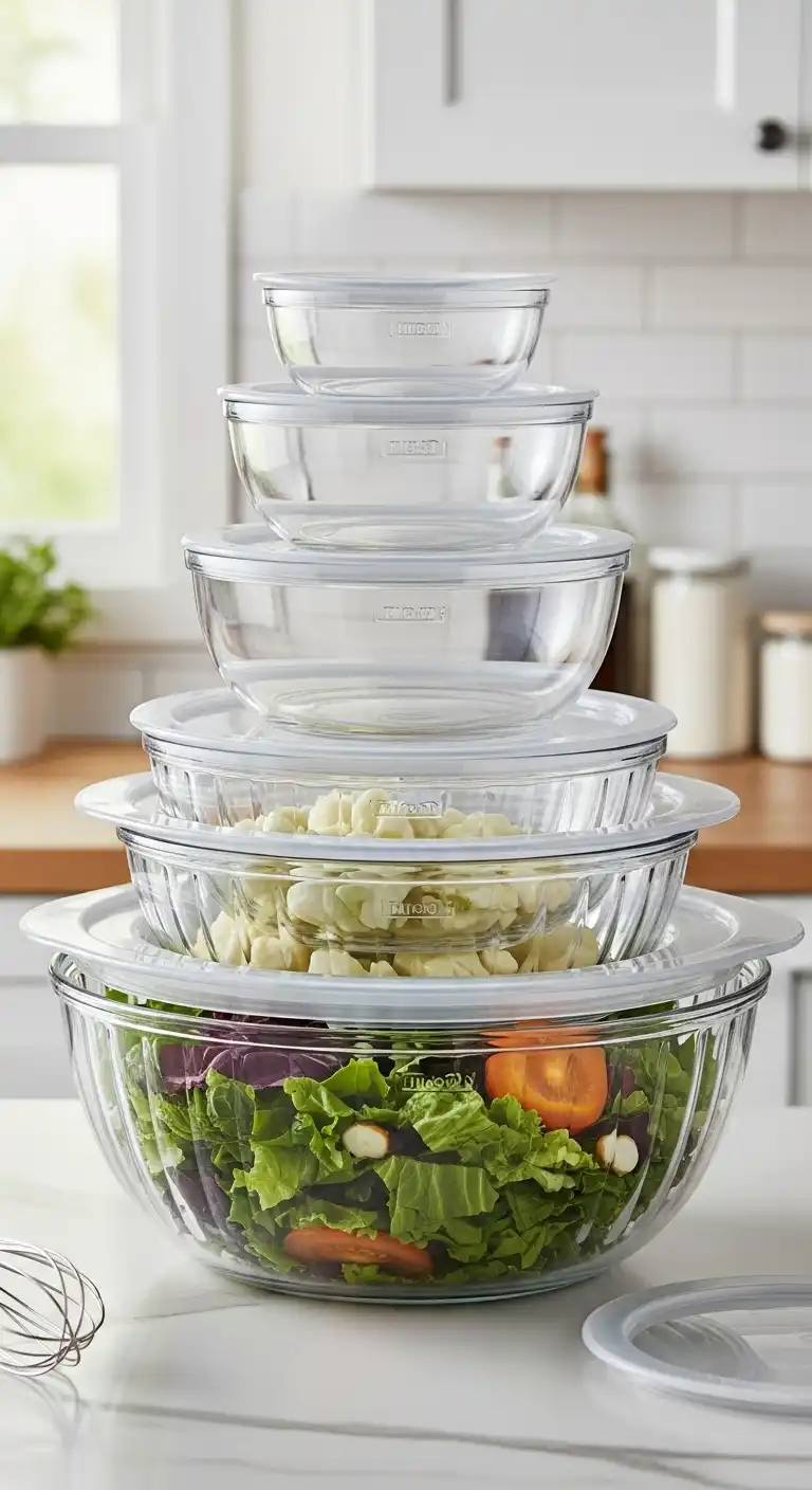 4. Stackable Mixing Bowls