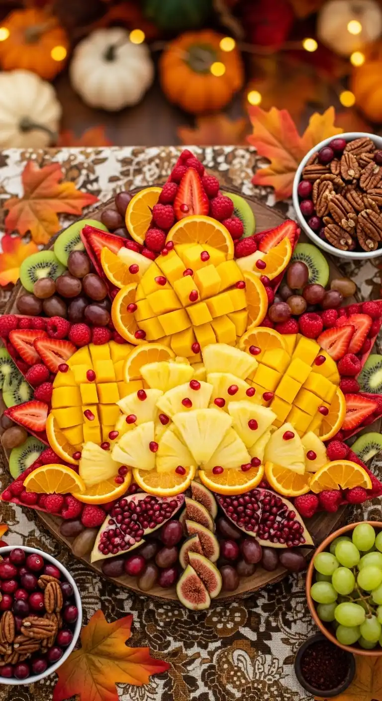 5. Maple Leaf Inspired Fruit Platter
