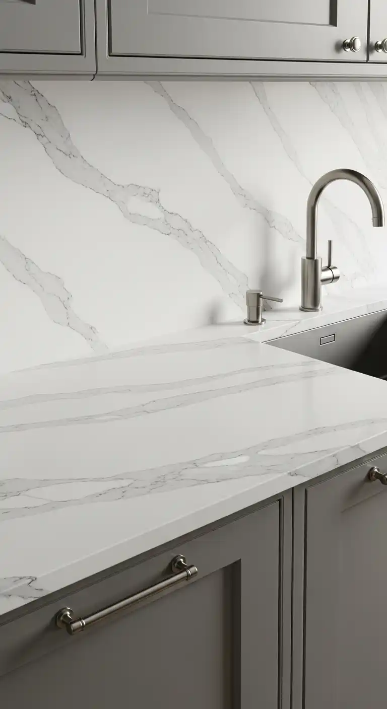 6. Carrara-Style Quartz