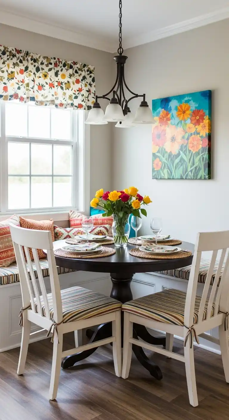 6. Introduce a Pop of Color Through Upholstery or Wall Paint