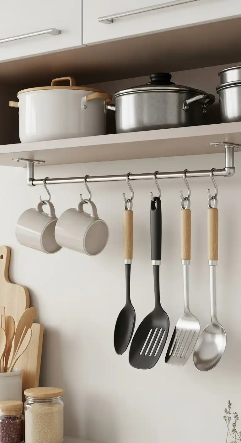 6. Under-Cabinet Hooks