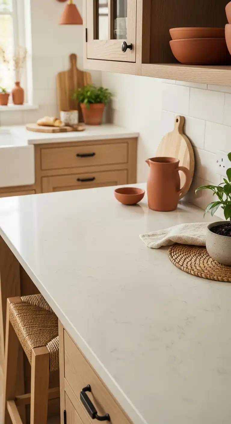 7. Creamy Off-White Quartz