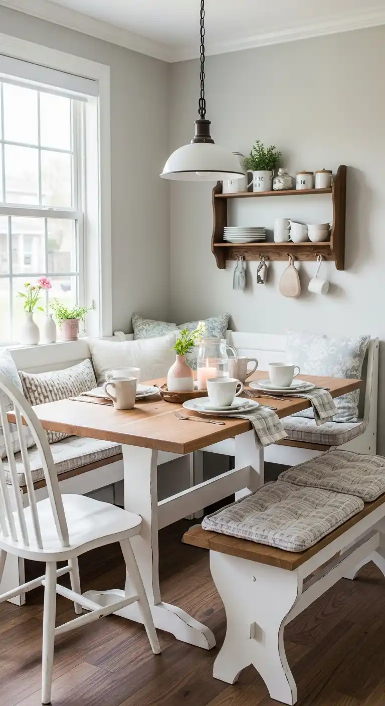 9. Farmhouse Cottage Style Nook