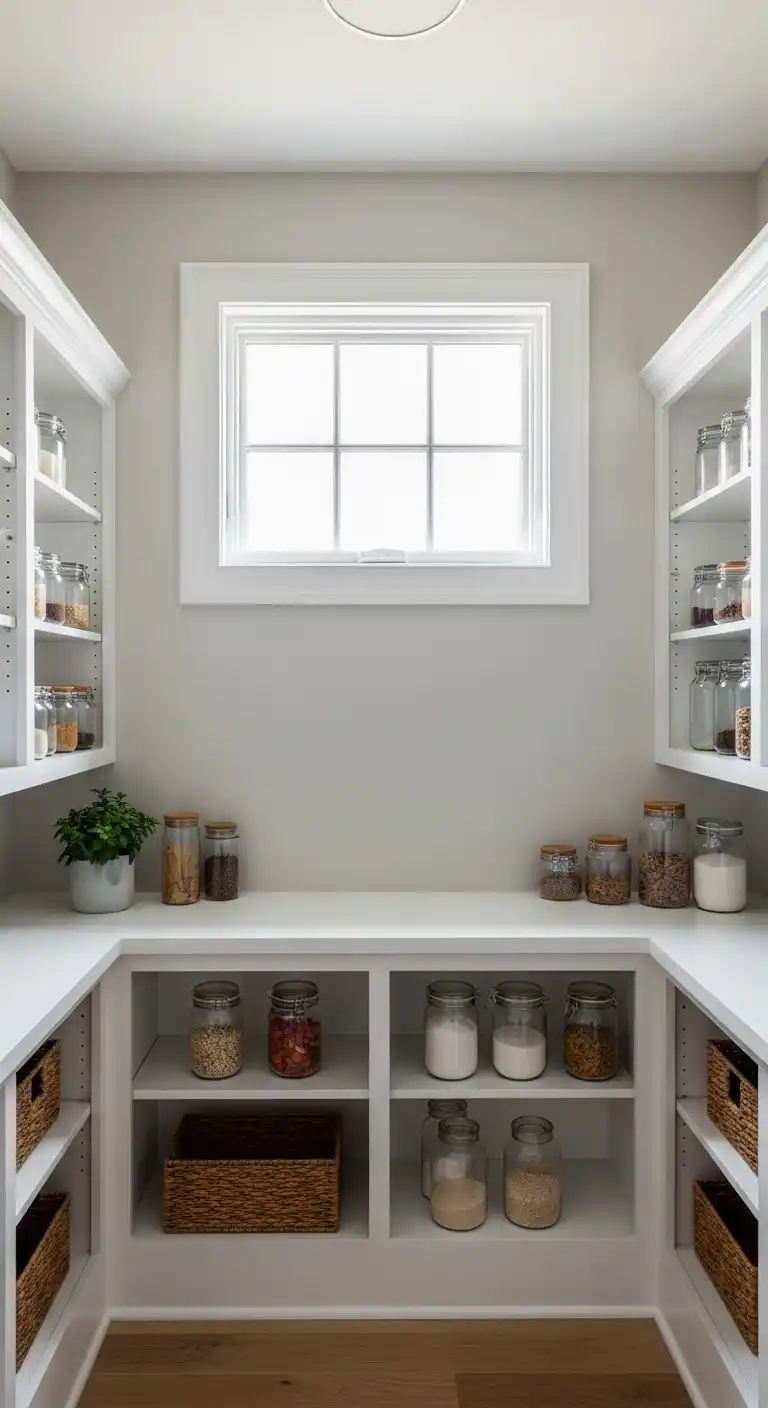 9. High Window Above Shelving