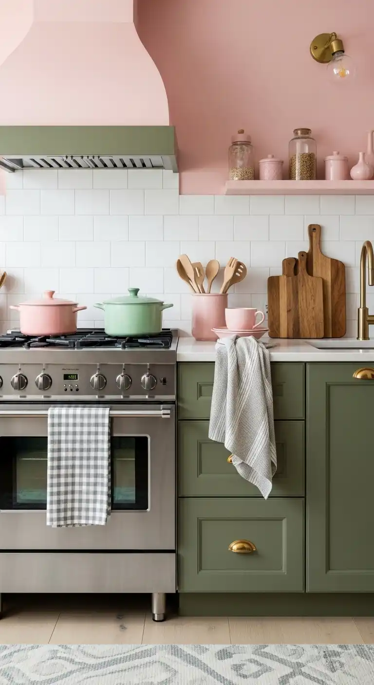 Before You Accessorize The Pink & Green Color Vibe