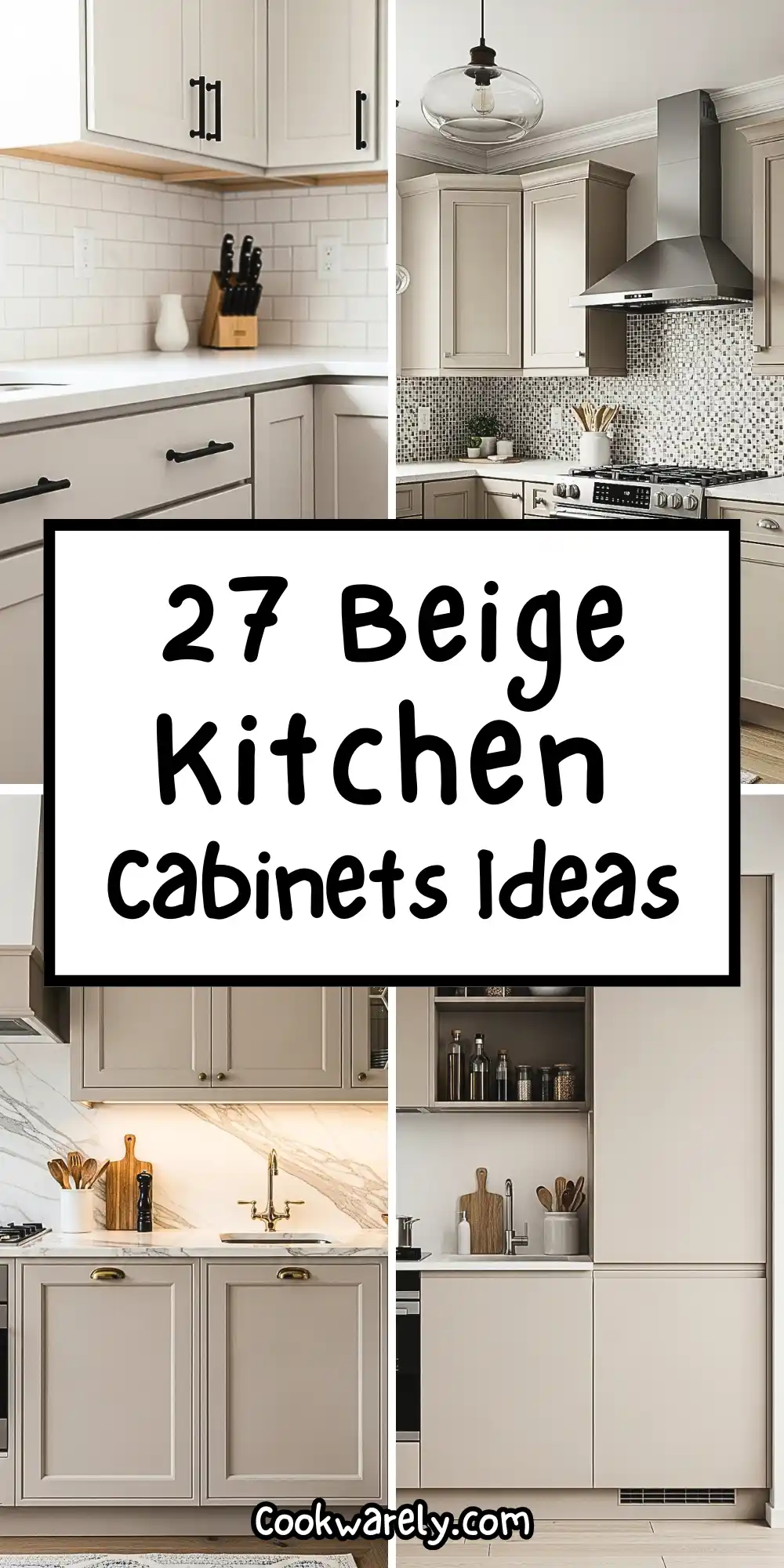 Beige Kitchen Cabinets