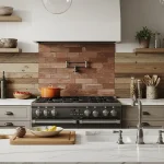 Earthy Kitchen Backsplash
