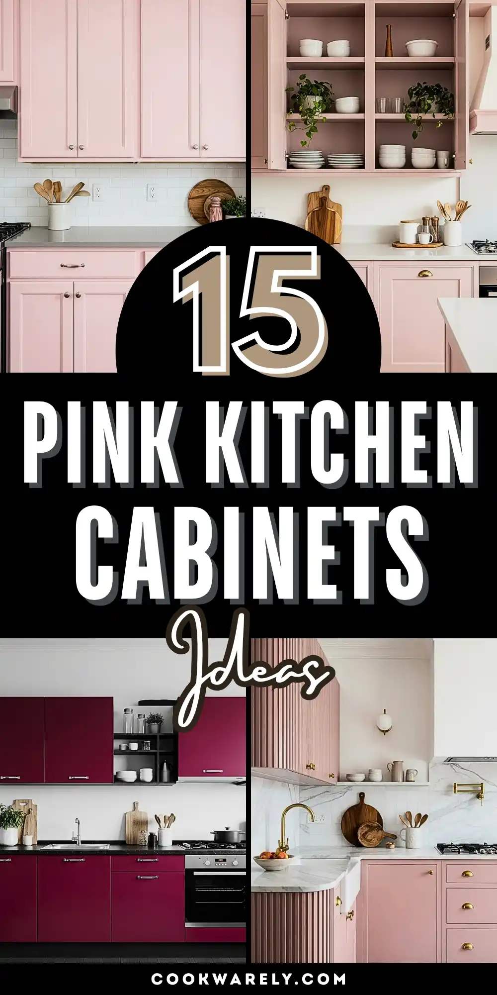 Pink Kitchen Cabinets